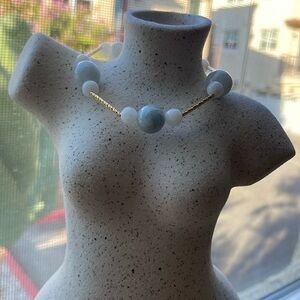 Handmade Burma Jade with Shell bracelet